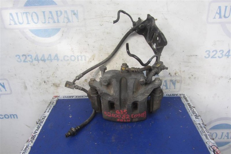 Суппорт тормозной передний левый INFINITI G25/G35/G37/Q40 06-14 2007 Седан 3.5 VQ35HR 41011-EG50A Б/У