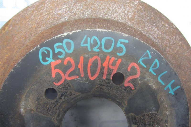 Тормозной диск задний Q50 15-20 2016 Седан 3.0 VR30DDTT