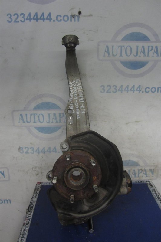 Кулак поворотный передний левый INFINITI G35 03-07 2006 Седан 3.5 40015-AL85J Б/У