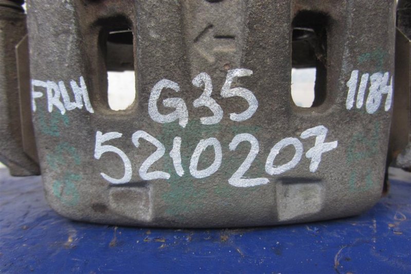 Суппорт тормозной передний левый G35 03-07 2006 Седан 3.5