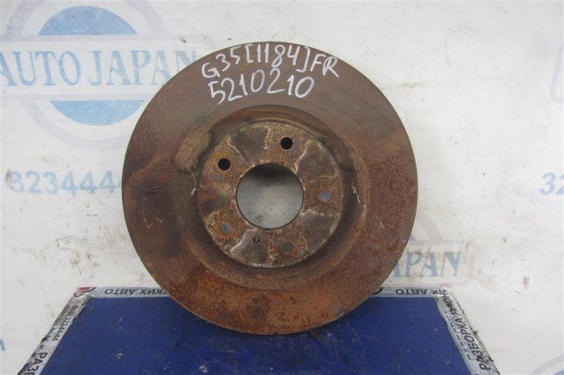 Тормозной диск передний INFINITI G35 03-07 2006 Седан 3.5 40206-EG000 Б/У