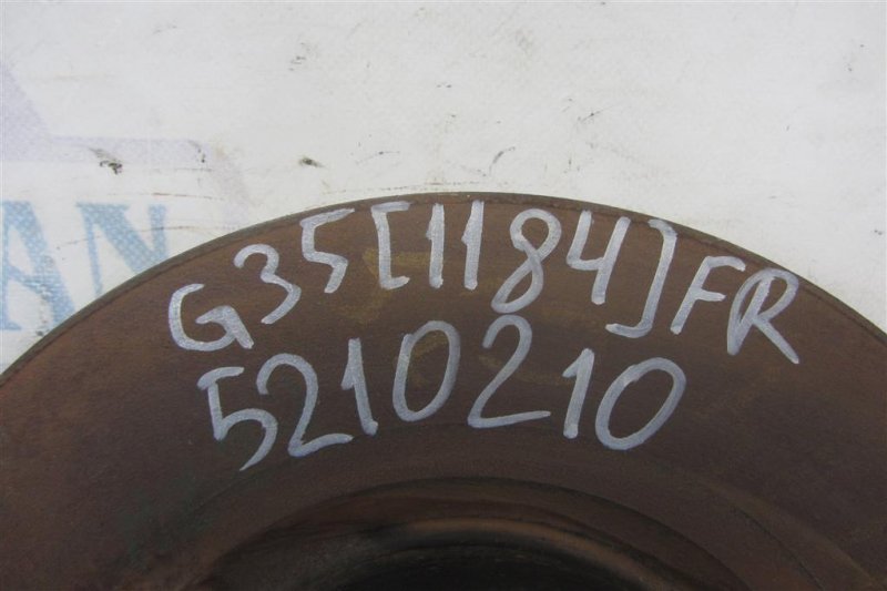 Тормозной диск передний G35 03-07 2006 Седан 3.5