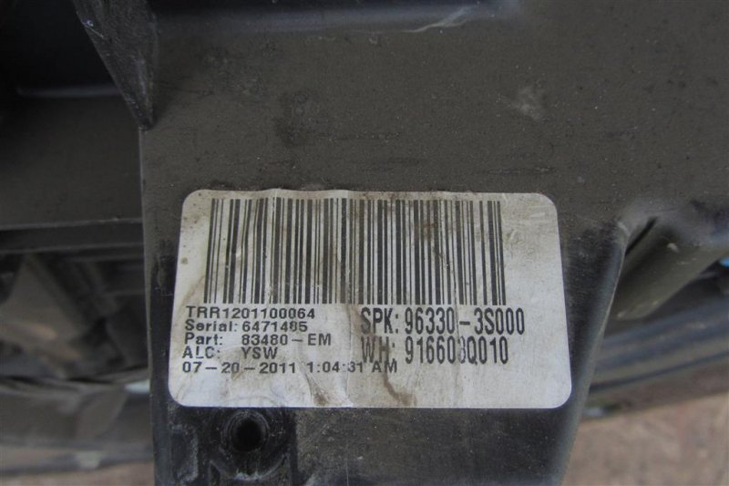 Дверь задняя правая SONATA YF 10-14 2011 YF 2.4