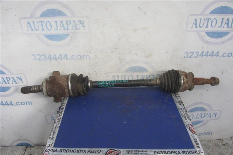 Привод задний задний правый INFINITI G25/G35/G37/Q40 06-14 2007 Седан 3.5 VQ35HR 39600-JK000 Б/У