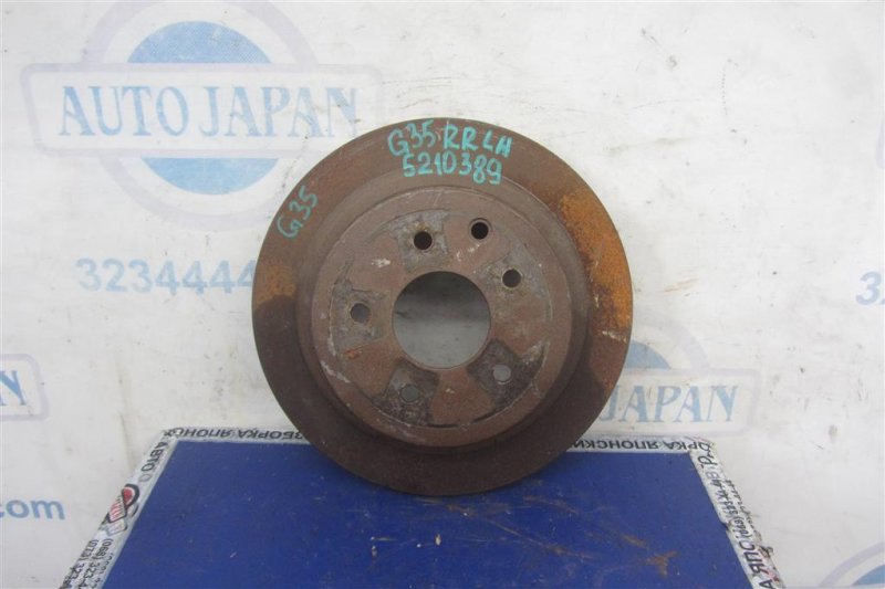 Тормозной диск задний INFINITI G25/G35/G37/Q40 06-14 43206-EG000 Б/У