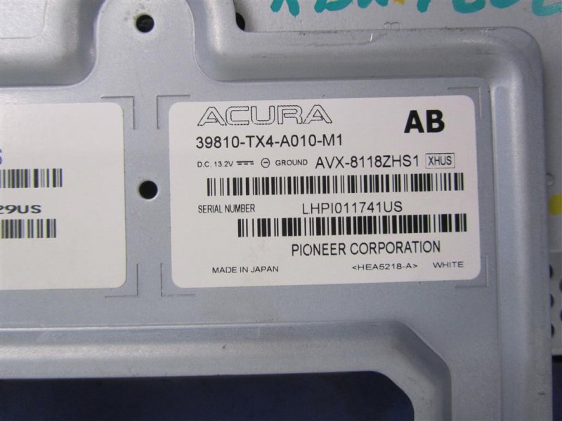 Монитор ACURA RDX 12-19 Внедорожник 3.5 Монитор ACURA RDX 12-19 Внедорожник 3.5