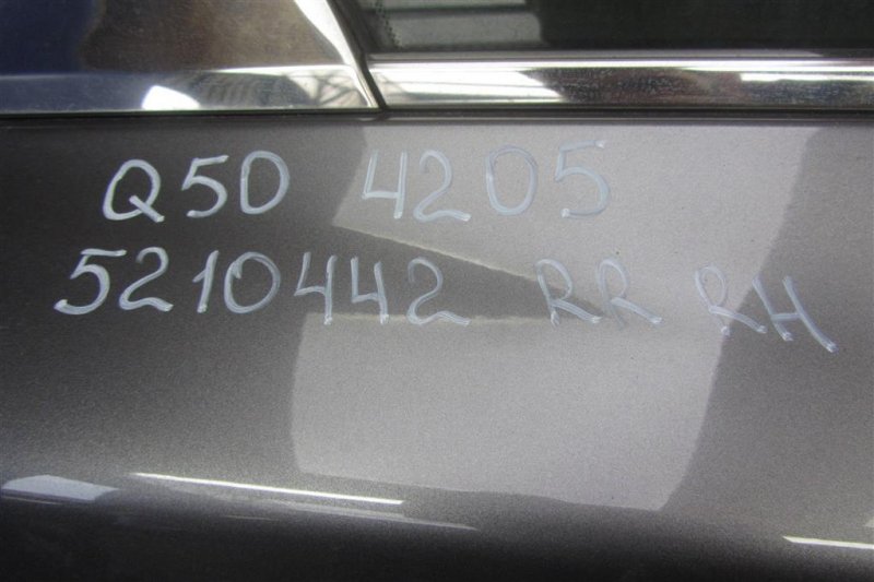 Дверь задняя правая Q50 15-20 2016 Седан 3.0 VR30DDTT