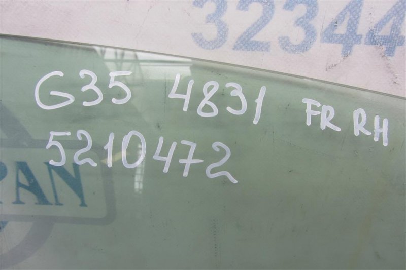 Стекло двери переднее правое G25/G35/G37/Q40 06-14 2007 Седан 3.5 VQ35HR Стекло двери переднее правое G25/G35/G37/Q40 06-14 2007 Седан 3.5 VQ35HR