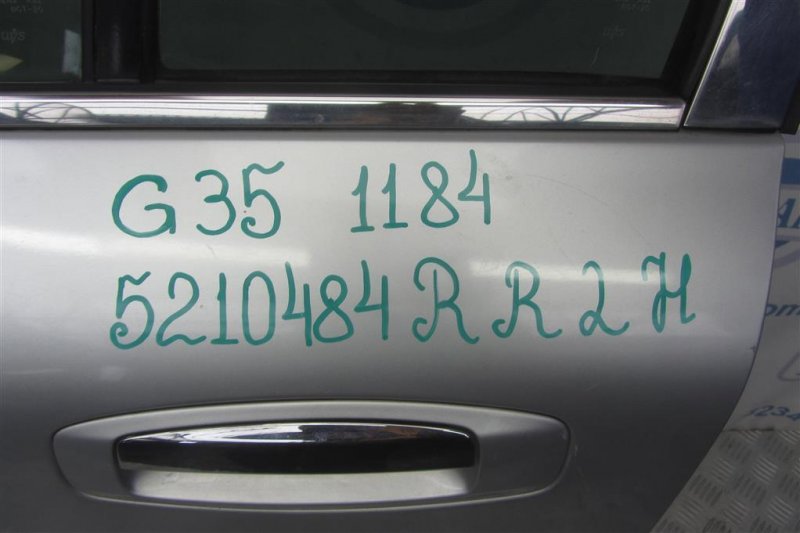Дверь задняя левая G35 03-07 2006 Седан 3.5