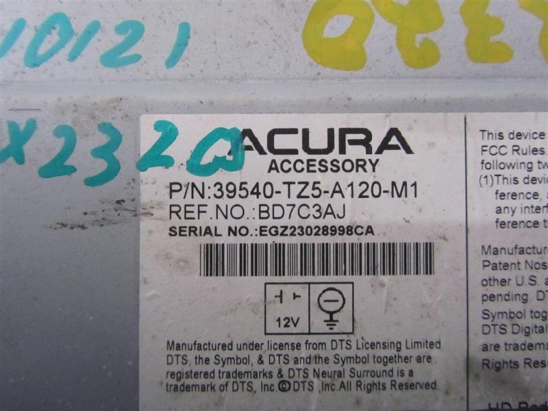 Магнитола ACURA MDX (YD3) 13-21 Внедорожник 3.5