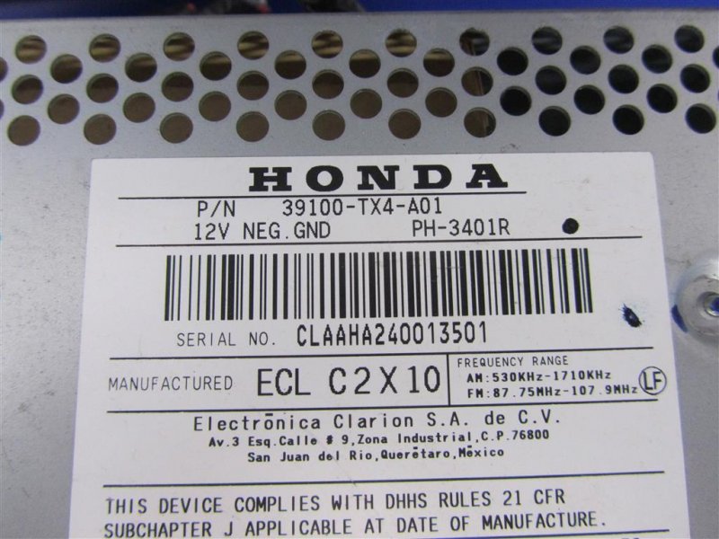 Магнитола ACURA RDX 12-19 Внедорожник 3.5