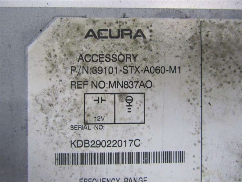 Магнитола ACURA MDX (YD2) 06-13 YD2 3.7