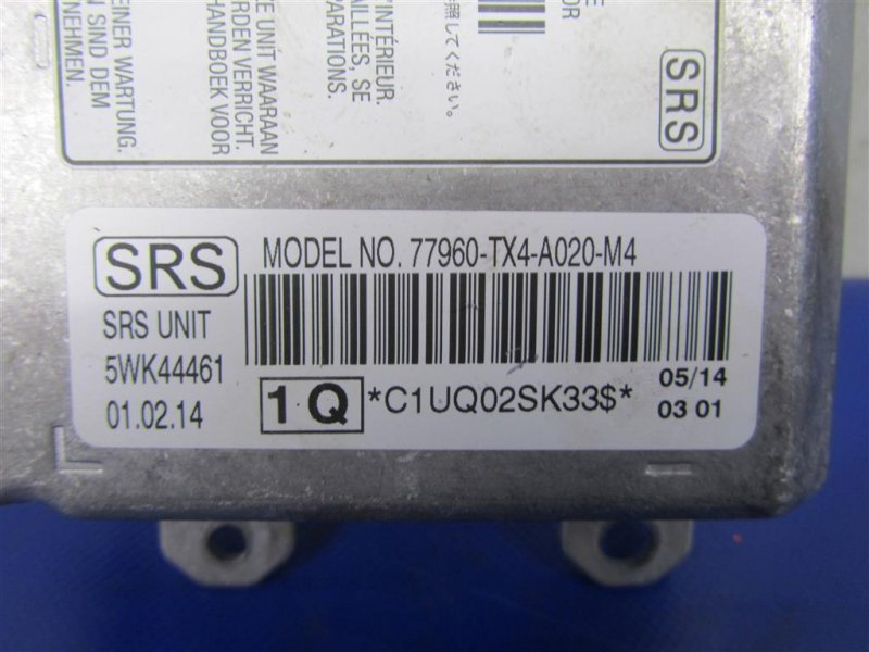 Блок управления AIRBAG ACURA RDX 12-19 Внедорожник 3.5