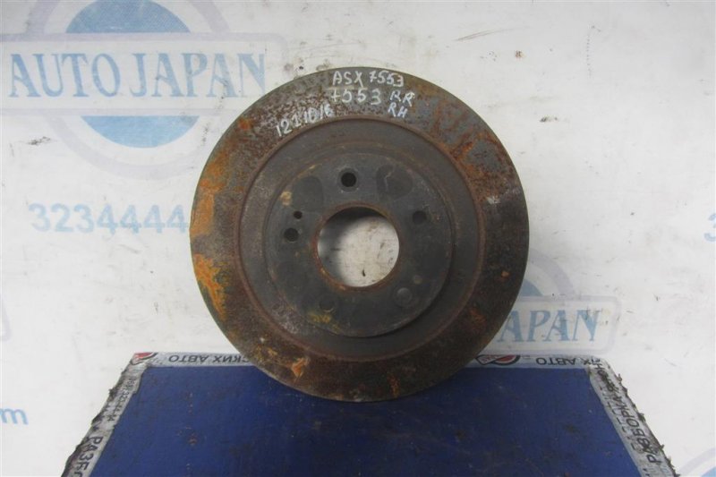 Тормозной диск задний MITSUBISHI ASX / OUTLANDER SPORT 10-21 2018 Внедорожник 2.0 4615A125 Б/У