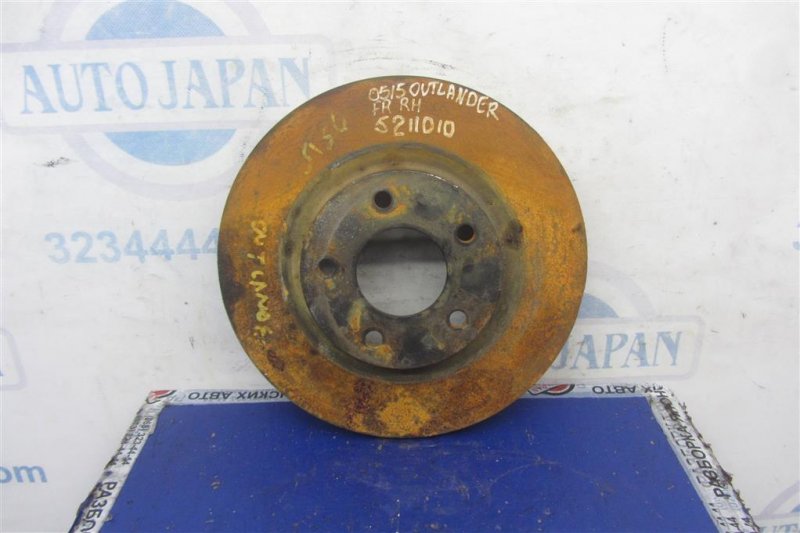 Тормозной диск передний MITSUBISHI OUTLANDER XL 05-13 2007 Внедорожник 3.0 4615A075 Б/У