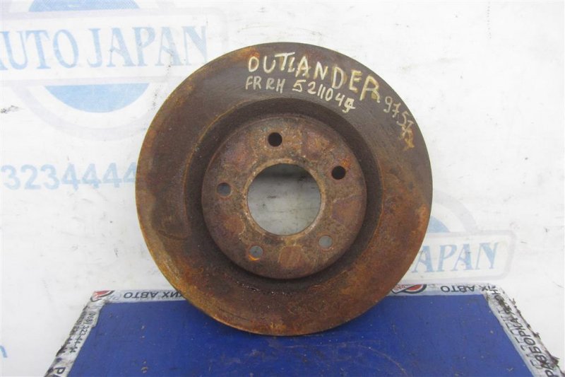 Тормозной диск передний MITSUBISHI OUTLANDER XL 05-13 2006 Внедорожник 3.0 4615A075 Б/У