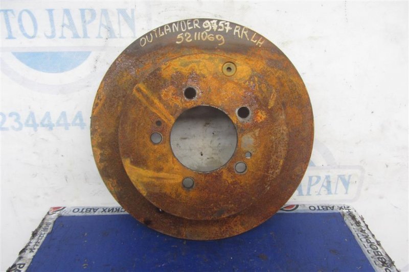 Тормозной диск задний MITSUBISHI OUTLANDER XL 05-13 2006 Внедорожник 3.0 4615A035 Б/У