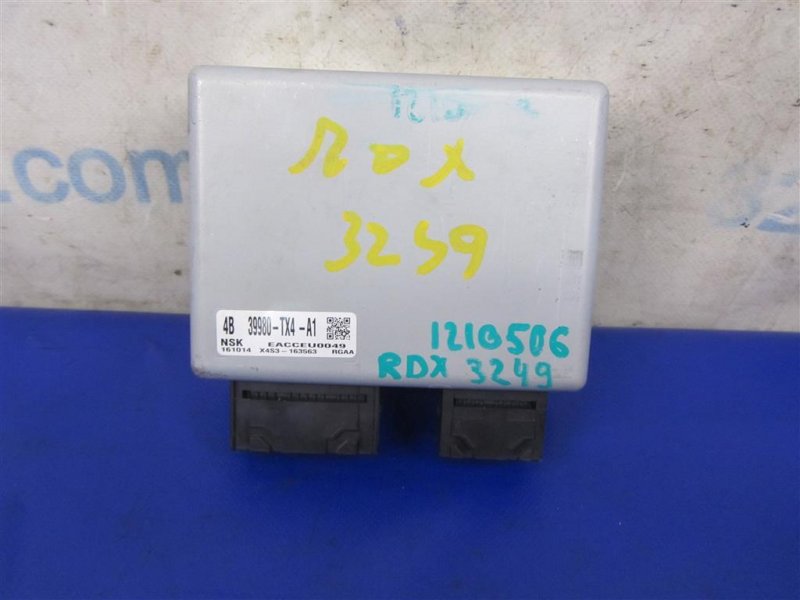 Запчасть блок управления электроусилителем руля ACURA RDX 12-19 2016 Внедорожник 3.5 39980-TX4-A11 Б/У Блок управления электроусилителем руля ACURA RDX 12-19 2016 Внедорожник 3.5 39980-TX4-A11 Б/У