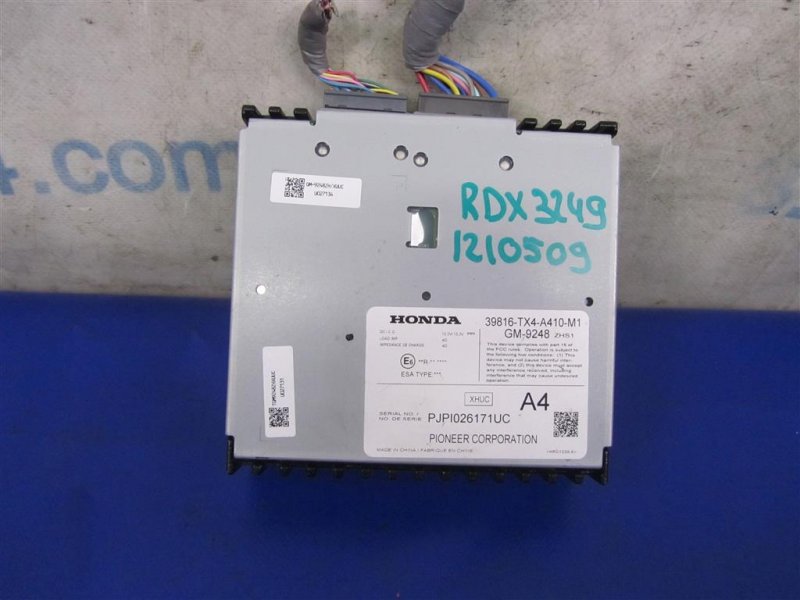 Запчасть усилитель звука ACURA RDX 12-19 2016 Внедорожник 3.5 39186-TX4-A41 Б/У Усилитель звука ACURA RDX 12-19 2016 Внедорожник 3.5 39186-TX4-A41 Б/У