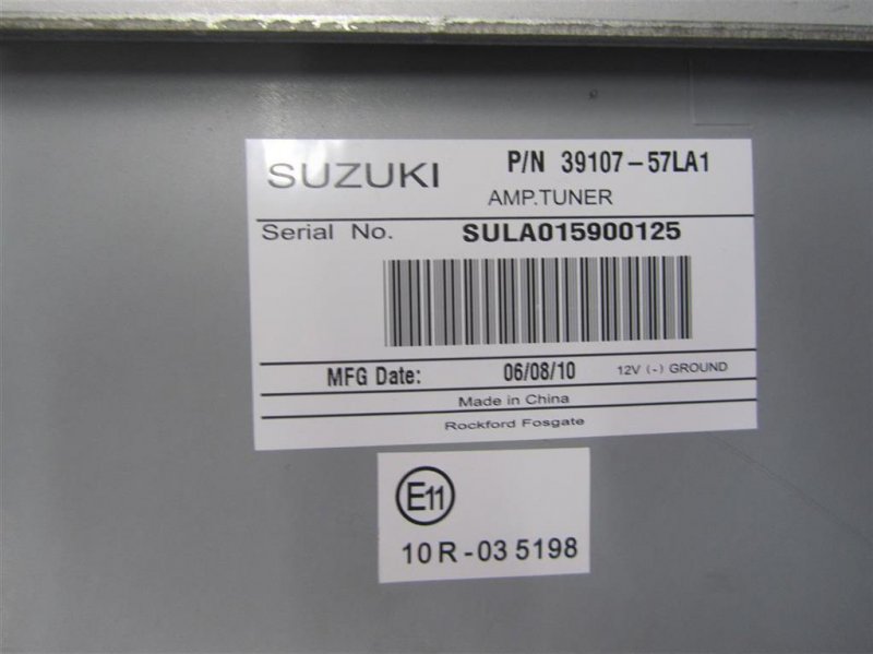 Усилитель звука KIZASHI 09-14 2010 Седан 2.4 Усилитель звука KIZASHI 09-14 2010 Седан 2.4