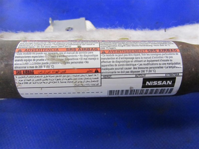 Подушка безопасности (штора) левая NISSAN SENTRA (B16) 06–12