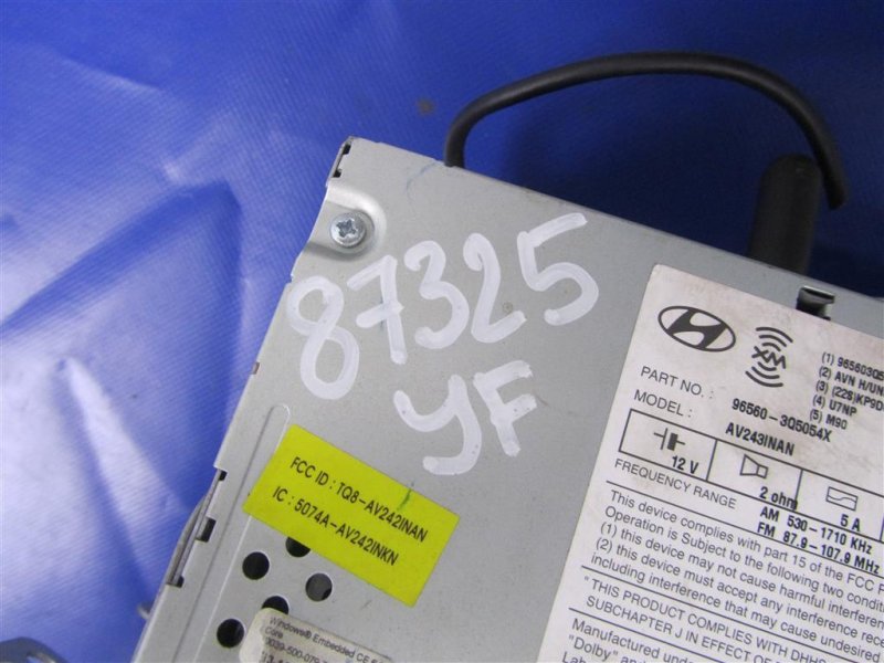 Магнитола SONATA YF 10-14 Магнитола SONATA YF 10-14