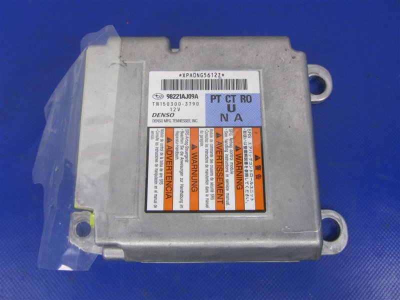 Блок управления AIRBAG SUBARU OUTBACK 09-14 BR 2011 Внедорожник 3.6 EZ36 98221AJ09A Б/У