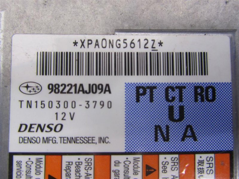 Блок управления AIRBAG OUTBACK 09-14 BR 2011 Внедорожник 3.6 EZ36