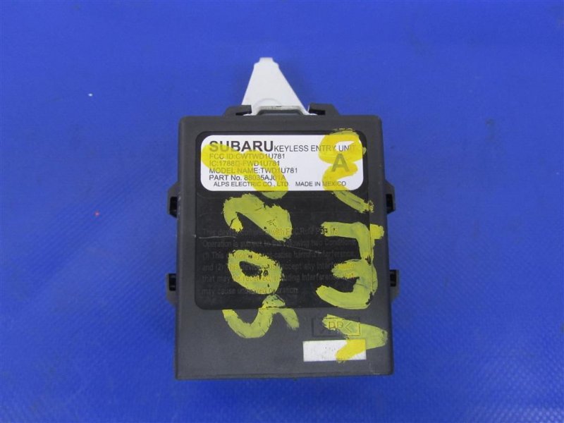 Блок управления центральным замком SUBARU OUTBACK 09-14 BR 2011 Внедорожник 3.6 EZ36 88035AJ01A Б/У