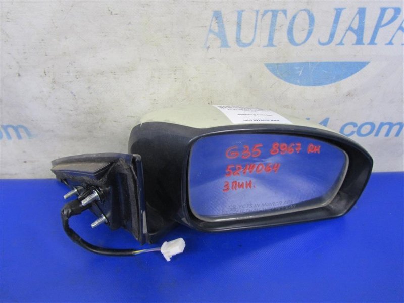 Зеркало правое INFINITI G25/G35/G37/Q40 06-14