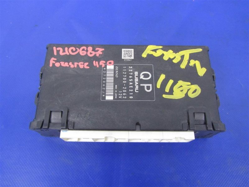 Блок управления двигателем SUBARU FORESTER 12-19 2013 Внедорожник 2.5 22765AE210 Б/У