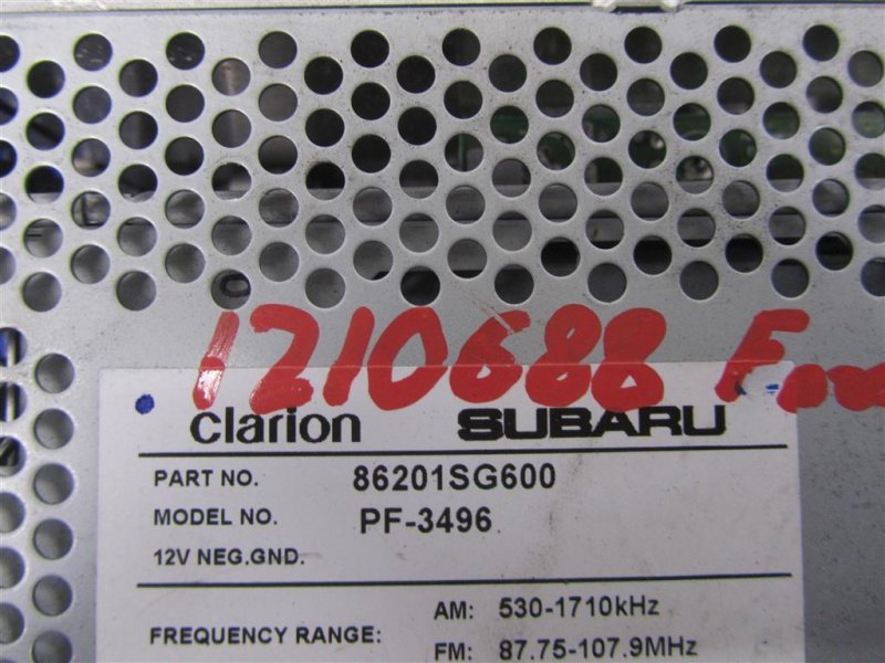 Магнитола FORESTER 12-19 2013 Внедорожник 2.5