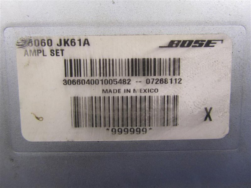 Усилитель звука G25/G35/G37/Q40 06-14 Усилитель звука G25/G35/G37/Q40 06-14