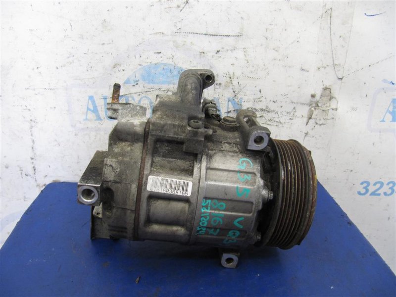 Компрессор кондиционера INFINITI G25/G35/G37/Q40 06-14 2008 Седан 3.5 VQ35HR 92600-JK200 Б/У