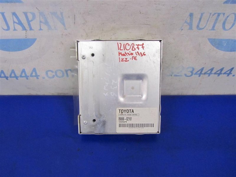 Блок управления двигателем TOYOTA MATRIX 02-08 2002 ZZE132 1.8L 1ZZ-FE 89666-02161 Б/У