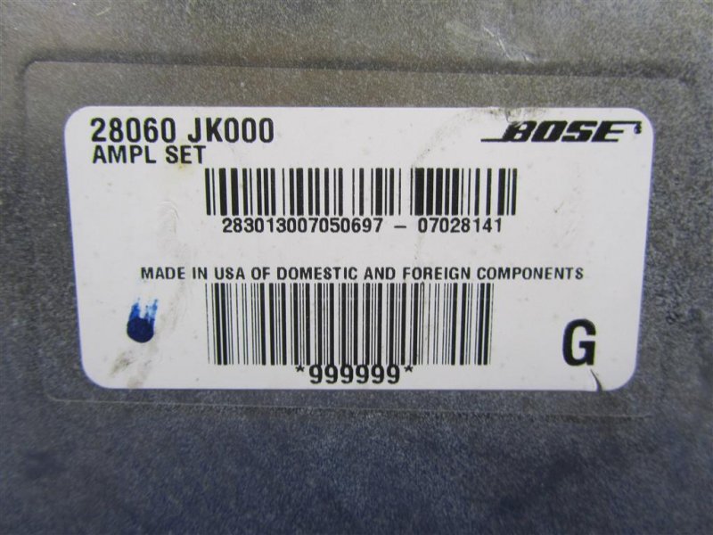 Усилитель звука G25/G35/G37/Q40 06-14 2007 Седан 3.5 VQ35HR