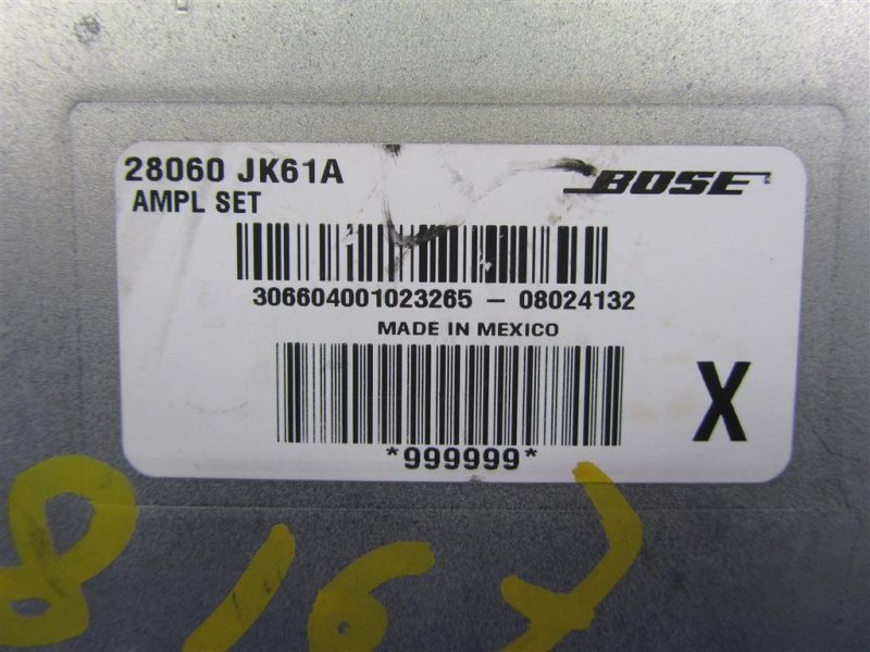 Усилитель звука G25/G35/G37/Q40 06-14 2007 Седан 3.5 VQ35HR