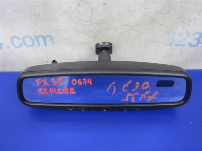 Зеркало салона INFINITI FX S50 03-08 2007 Внедорожник 3.5 96321-CB00A Б/У