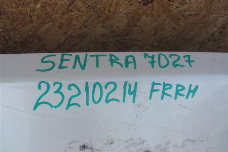 Крыло переднее переднее правое SENTRA (B16) 06–12 Крыло переднее переднее правое SENTRA (B16) 06–12