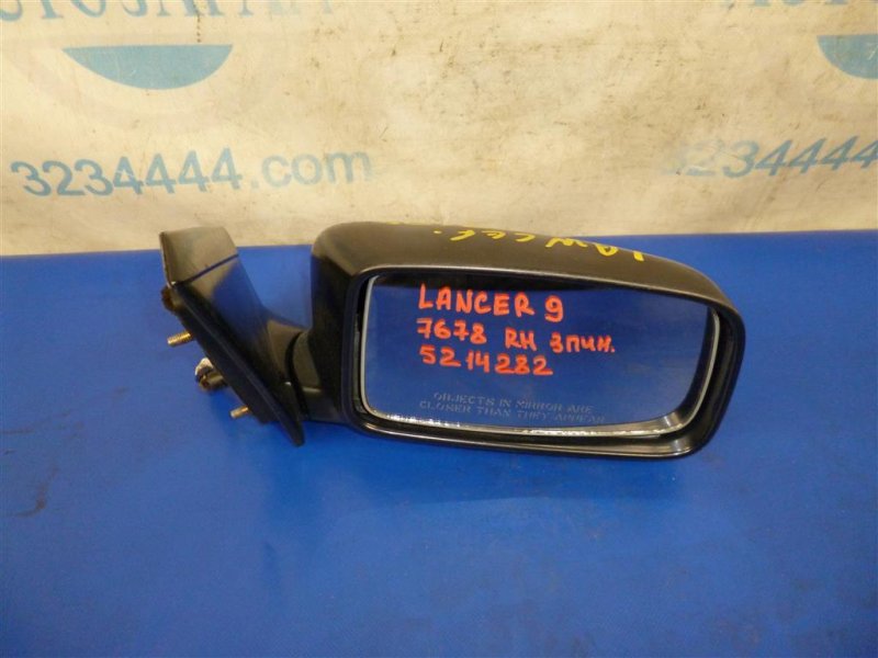 Запчасть зеркало правое MITSUBISHI LANCER IX 9 03-07 2004 Седан 2.0 MN126370HB Б/У Зеркало правое MITSUBISHI LANCER IX 9 03-07 2004 Седан 2.0 MN126370HB Б/У
