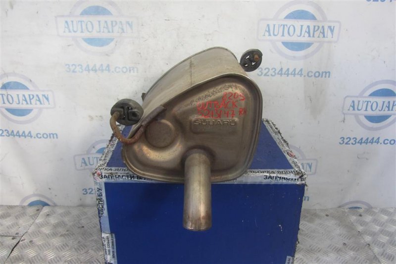 Глушитель SUBARU OUTBACK 09-14 BR 2011 Внедорожник 3.6 EZ36 44300AJ23A Б/У