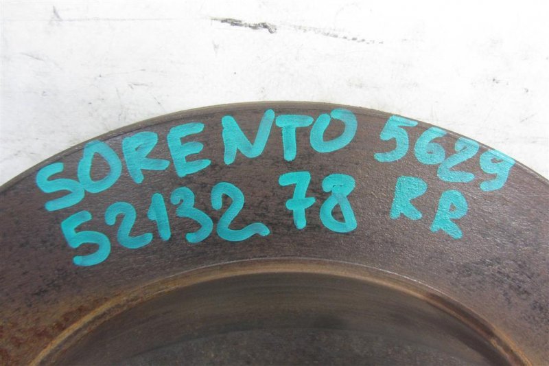 Тормозной диск задний SORENTO UM 14- 2015 UM 2.4 G4KJ Тормозной диск задний SORENTO UM 14- 2015 UM 2.4 G4KJ