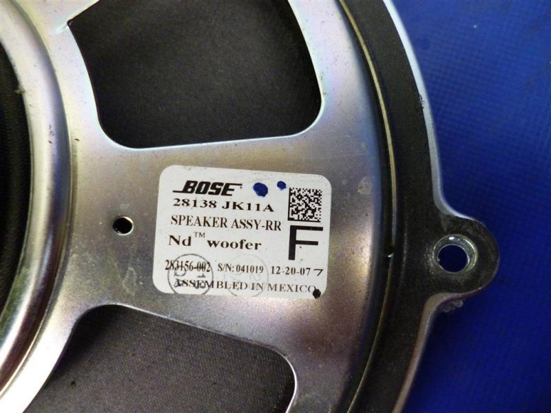 Динамик INFINITI G25/G35/G37/Q40 06-14 Седан 3.5 VQ35HR