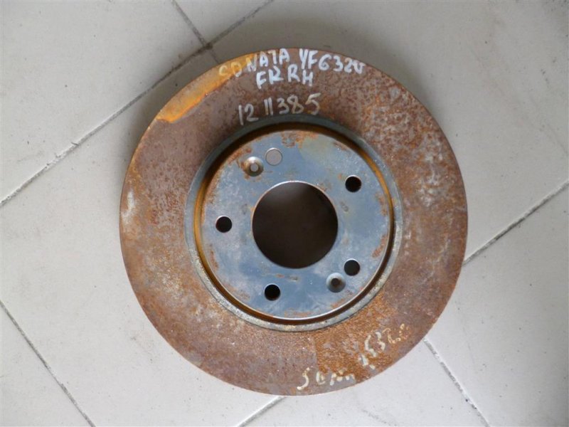 Тормозной диск передний HYUNDAI SONATA YF 10-14 2011 YF 2.4 51712-3Q000 Б/У