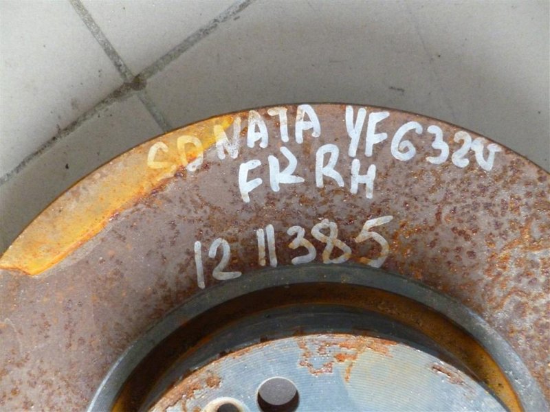 Тормозной диск передний SONATA YF 10-14 2011 YF 2.4