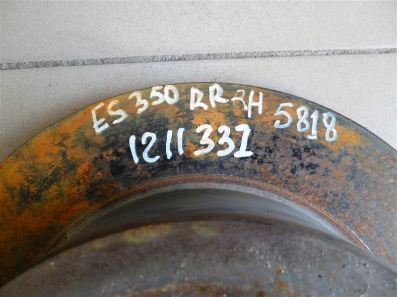 Тормозной диск задний ES350 06-12 2007 Седан 3.5
