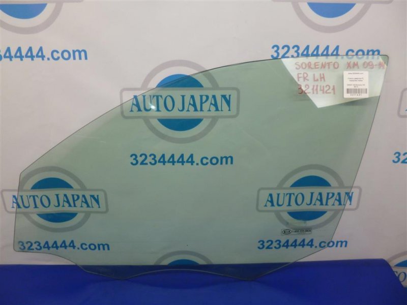 Стекло двери переднее левое KIA SORENTO XM 09-14 2012 Внедорожник 2.4 82411-2P010 Б/У