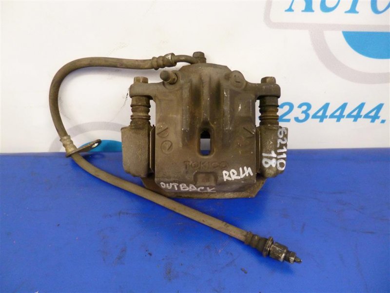 Суппорт тормозной задний левый SUBARU OUTBACK 09-14 BR 2011 Внедорожник 2.5 26692AJ010 Б/У