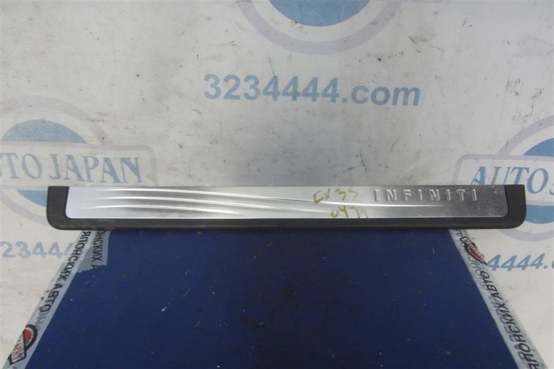 Накладка порога внутрення передняя левая INFINITI EX35(37) 07-12 2010 Внедорожник 3.5 769B1-1MA0A Б/У