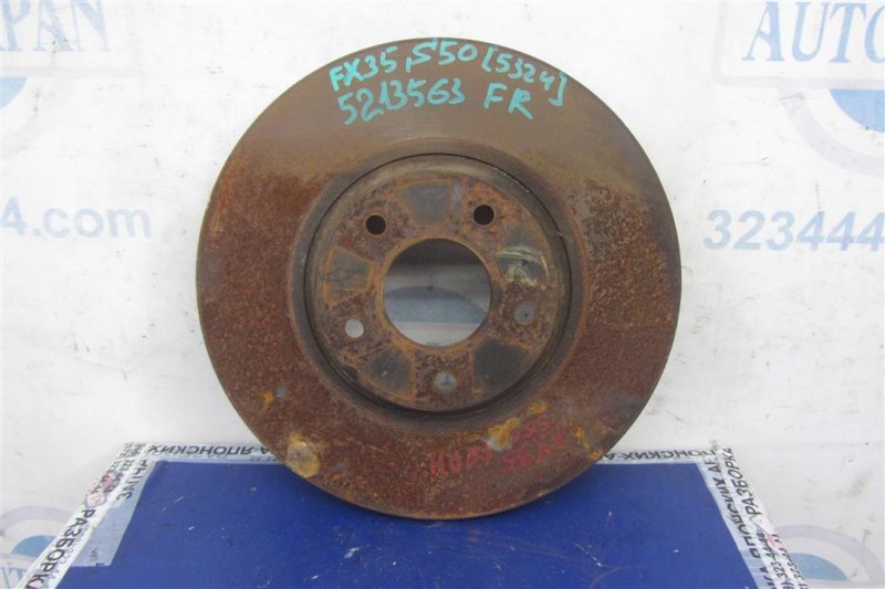 Тормозной диск передний INFINITI FX S50 03-08 2005 Внедорожник 3.5 40206-CG010 Б/У